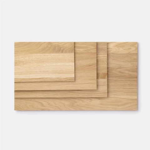 Deska do krojenia dębowa ze ściętymi bokami 300x170x15mm RYBA WOODEN