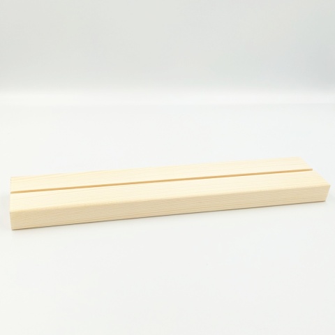 Drewniana podstawka plexi A3/A4 4mm sosna 30x6 cm