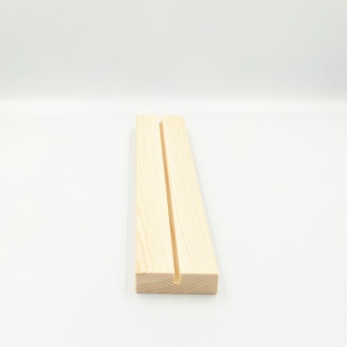 Drewniana podstawka plexi A3/A4 4mm sosna 30x6 cm