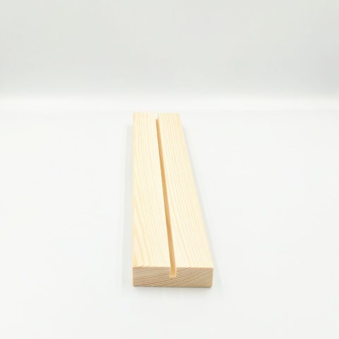 Drewniana podstawka plexi A3/A4 4mm sosna 30x6 cm