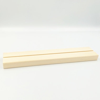 Drewniana podstawka plexi A3/A4 4mm sosna 30x6 cm