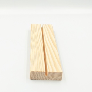 Drewniana podstawka plexi A4/A5 4mm sosna 21x6 cm