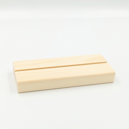 Drewniana podstawka plexi A5 4mm sosna 15x6x2 cm