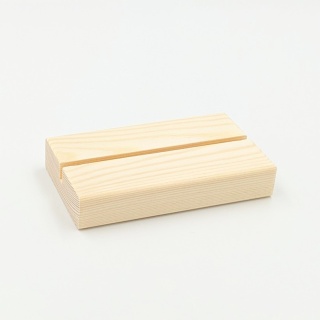 Drewniana podstawka plexi A6 4mm sosna 10,5x6cm