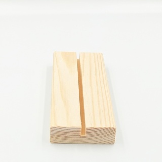 Drewniana podstawka plexi A6 4mm sosna 10,5x6cm