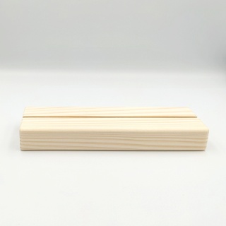 Drewniana podstawka pleksi A5 sosna 15x5cm