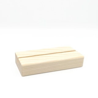 Drewniana podstawka pleksi A6/DL sosna 10,5x5cm