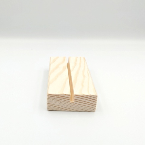 Drewniana podstawka pleksi A6/DL sosna 10,5x5cm