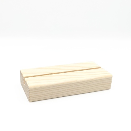 Drewniana podstawka pleksi A6/DL sosna 10,5x5cm