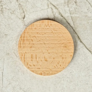 Podkładka pod kubek bukowa 10cm RYBA WOODEN