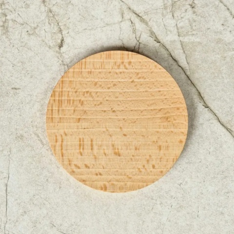 Podkładka pod kubek bukowa 10cm RYBA WOODEN