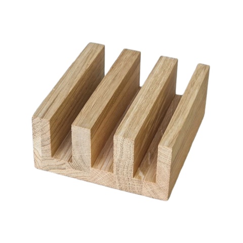 Stojak na deski do krojenia AYA 1.5cm, dębowy RYBA WOODEN