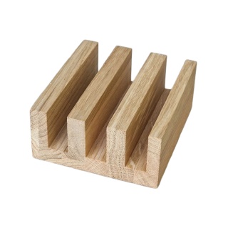 Stojak na deski do krojenia AYA 1.5cm, dębowy RYBA WOODEN