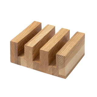 Stojak na deski do krojenia INGE 20mm, dębowy RYBA WOODEN