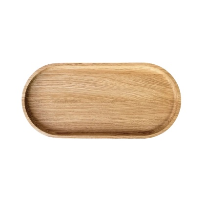 Taca dębowa 25 x 12 x 1.5cm RYBA WOODEN