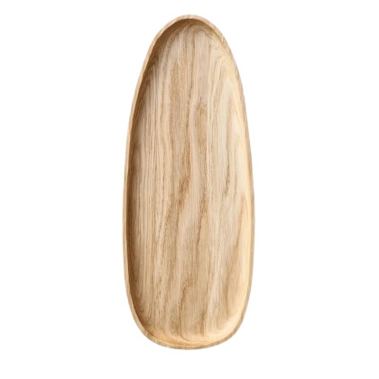 Taca długa dębowa STONE 35 x 14 x 1.5cm RYBA WOODEN