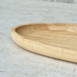 Taca długa dębowa STONE 350x140x15mm RYBA WOODEN