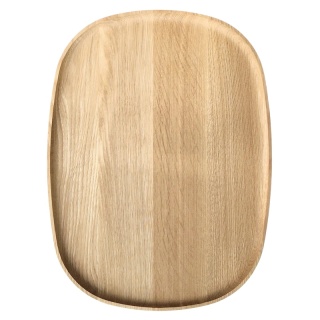 Taca duża dębowa STONE 40 x 30 x 2cm RYBA WOODEN