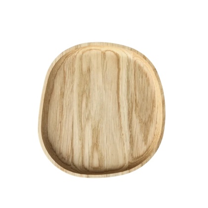 Taca mała dębowa STONE 16 x 15 x 1.5cm RYBA WOODEN