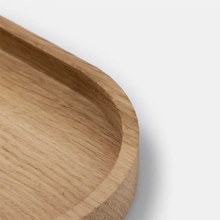 Taca mini dębowa 200x100x15mm RYBA WOODEN