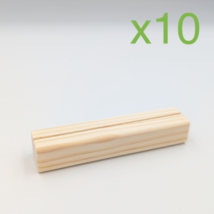 Zestaw 10 sztuk: Podstawka pod winietki sosna 9x2 cm