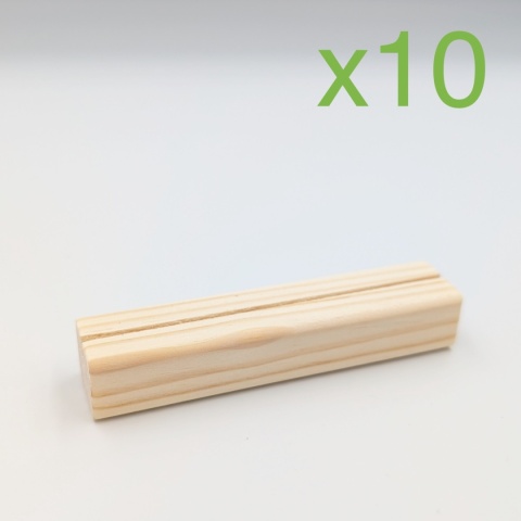 Zestaw 10 sztuk: Podstawka pod winietki sosna 9x2 cm